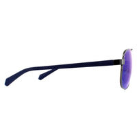 Polaroid Sunglasses PLD 2059/S KJ1 5X Dark Ruthenium Grey Blue Mirror Polarized