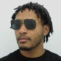 Dolce & Gabbana Sunglasses DG2220 02/81 Gold and Black Brown Gradient Polarized