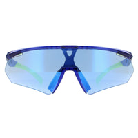 Adidas Sunglasses SP0027 91X Frosted Blue Vario Mirror Blue Photochromic