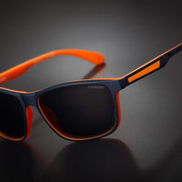 Superdry Sunglasses SDS-5014 106P Matte Navy Orange Grey Polarized