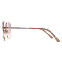Jimmy Choo Sunglasses DEVAN/S BKU HA Gold Nude Brown Gradient