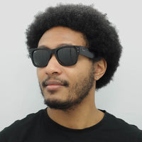 Ray-Ban Sunglasses RB0840S Mega Wayfarer 901/31 Polished Black Green