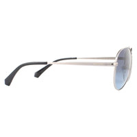 Polaroid Unisex Aviator Sunglasses PLD 6012/N/NEW 6LB WJ Ruthenium Grey Frame - Gradient Polarized Lens