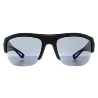 Prada Sport Sunglasses PSA01S 1BO10J Matte Black Dark Blue Violet Mirror