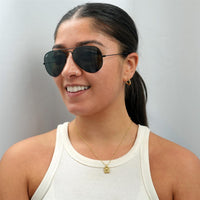 Ray-Ban Sunglasses Aviator 3025 L2823 Black Green