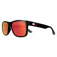 Tommy Hilfiger Sunglasses TH 1556/S 807 UZ Black Red Mirror