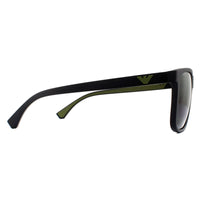 Emporio Armani Sunglasses EA4129 504287 Matte Black Grey Gradient