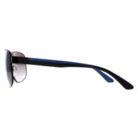 Calvin Klein Sunglasses CK20319S 001 Matte Black Cobalt Blue Grey
