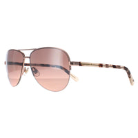 Kate Spade Sunglasses Bethann AU2 G4 Rose Gold Brown Gradient Mirror