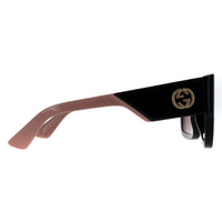 Gucci Sunglasses GG1663S 004 Black with Nude Pink Brown