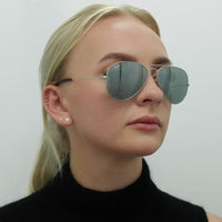 Ray-Ban Sunglasses Aviator 3025 W3275 Silver Grey Mirror 55mm