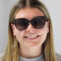 Michael Kors Sunglasses Jan 2045 3177/11 Black Grey Brown Gradient