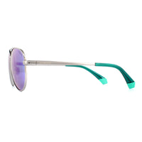 Polaroid Kids Sunglasses 8015/N/NEW 6LB 5Z Ruthenium Green Mirror Polarized