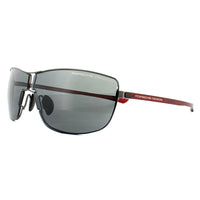 Porsche Design Sunglasses P8616 D Brown Red Grey Blue