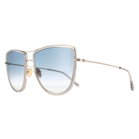 Tom Ford Sunglasses Tina FT0759 28B Shiny Rose Gold Smoke Gradient