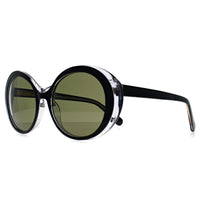 Serengeti Sunglasses Bacall SS541001 Shiny Black Transparent Layer Mineral Polarized 555nm Photochromic