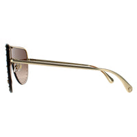 Versace Sunglasses VE2230B 125273 Pale Gold Dark Brown