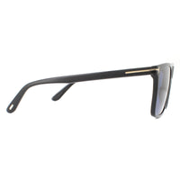 Tom Ford Sunglasses Fletcher FT0832 01V Shiny Black Blue