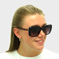 Ted Baker Sunglasses TB1640 Margo 001 Black and Tortoise Brown Gradient