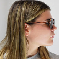 Ray-Ban Sunglasses RB1973 954/31 Striped Havana Green Classic G-15
