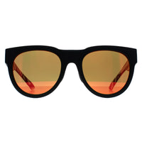 Smith Sunglasses Crusader S37 X6 Black White Pattern Chromapop Sun Red Mirror