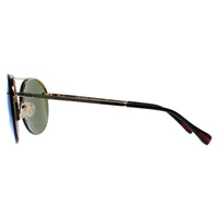 Prada Sport Sunglasses 54RS ZVN5M2 Pale Gold Blue Mirror