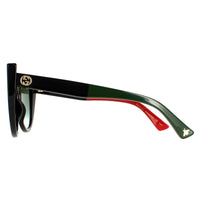 Gucci Sunglasses GG0164SN 003 Black with Red and Green Green Gradient