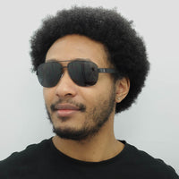 Polo Ralph Lauren Sunglasses PH3110 926781 Semi Shiny Black Grey Polarized