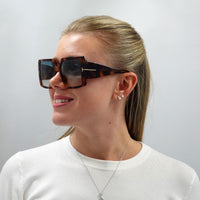 Tom Ford Sunglasses Quinn FT0790 53P Blonde Havana Green Gradient