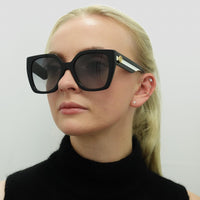 Gucci Sunglasses GG1300S 004 Black Grey Gradient