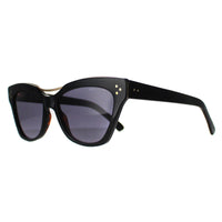 Cutler and Gross Sunglasses 1283 001 Gold Black Tortoiseshell Blue Grey