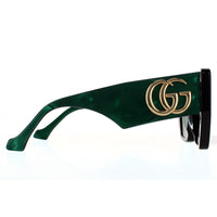 Gucci Sunglasses GG0956S 001 Black and Green Swirl Green