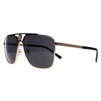 Versace Sunglasses VE2238 143687 Gold and Matte Black Dark Grey