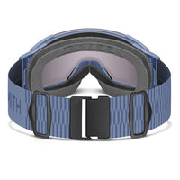 Smith Ski Goggles I/O Mag XL 2GM 4BV Granite Blue ChromaPop Everyday Blue Mirror