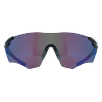 Relay Wrap Unisex Matte Black Blue Revo Vector Edge X2 Sunglasses