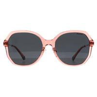 Polaroid Sunglasses PLD 6177/G/S 35J M9 Transparent Pink Grey Polarized