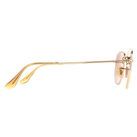 Ray-Ban Sunglasses RB3548N Hexagonal 912443 Arista Gold Brown Gradient