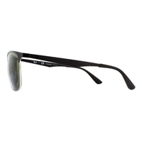 Ray-Ban Sunglasses 3569 90049A Black Silver Green Polarized