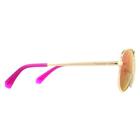 Polaroid Kids Sunglasses 8015/N/NEW J5G AI Gold Pink Mirror Polarized