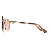 Bvlgari Sunglasses BV6151B 201413 Pink Gold Pink Gradient Dark Brown