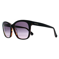 Max Mara Sunglasses MM0042 Logo9 05B Black Tortoise Smoke Grey Gradient
