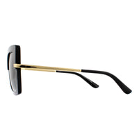 Dolce & Gabbana Sunglasses DG4373 32468G Top Black on Transparent Black Grey Gradient