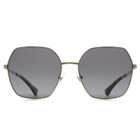 Ralph by Ralph Lauren Sunglasses RA4138 9004T3 Shiny Gold Polarized Gradient Grey