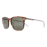 Police Sunglasses SPLD47 Code 4 09N3 Shiny Striped Brown Green