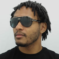 Tom Ford Sunglasses 0334 Dimitry 01P Shiny Black Green Gradient