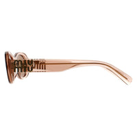 Miu Miu Sunglasses MU06ZS 13T1P1 Noisette Transparent Pink Brown