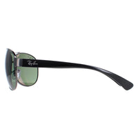 Ray-Ban Sunglasses 3386 Gunmetal Polarized Green 004/9A 63mm