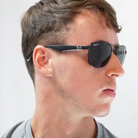 Ray-Ban Sunglasses 3533 002/71 Black & Transparent Green