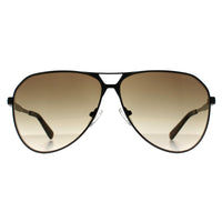 Guess Sunglasses GU00069 08F Shiny Gunmetal Brown Gradient