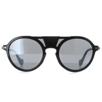 Moncler Sunglasses ML0053 01B Black Grey Mirror